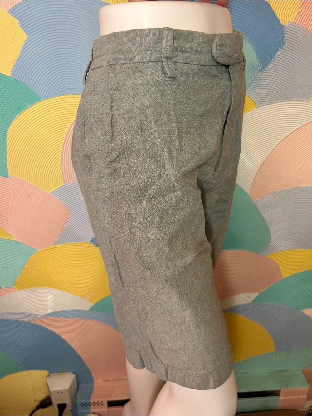 J.Crew Light Green Men's Linen-Blend Shorts sz 32W
